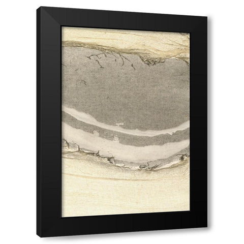Flux I Black Modern Wood Framed Art Print with Double Matting by Lam, Vanna