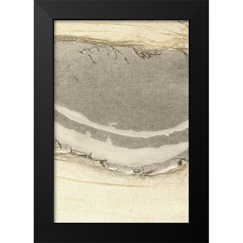 Flux I Black Modern Wood Framed Art Print by Lam, Vanna
