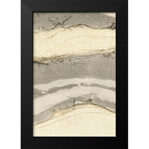 Flux III Black Modern Wood Framed Art Print by Lam, Vanna