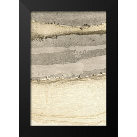 Embellished Flux II Black Modern Wood Framed Art Print by Lam, Vanna