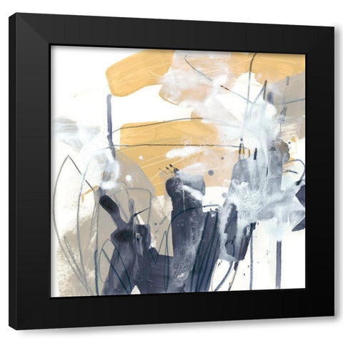 Centralen IV Black Modern Wood Framed Art Print with Double Matting by Vess, June Erica