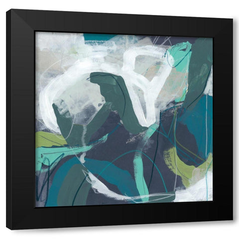 Trassel II Black Modern Wood Framed Art Print with Double Matting by Vess, June Erica