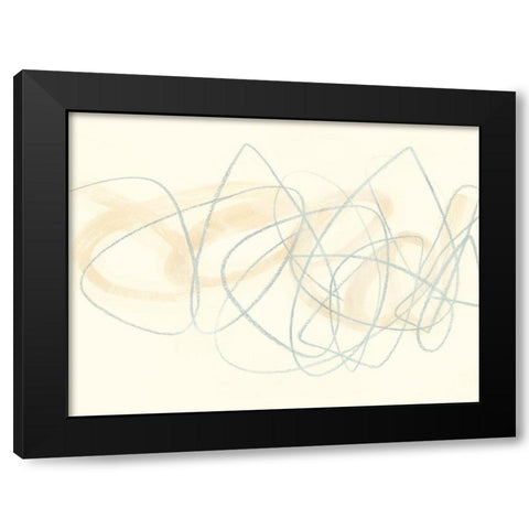 Runda Sketch I Black Modern Wood Framed Art Print with Double Matting by Vess, June Erica