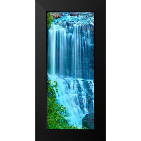 Vertical Water I Black Modern Wood Framed Art Print by McLoughlin, James