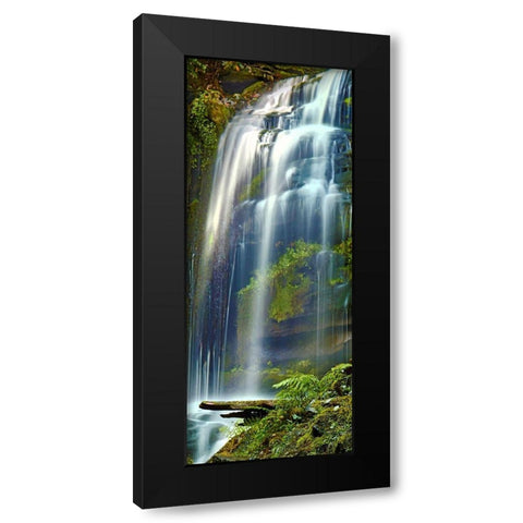 Vertical Water V Black Modern Wood Framed Art Print by McLoughlin, James