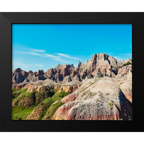 Badlands II Black Modern Wood Framed Art Print by McLoughlin, James