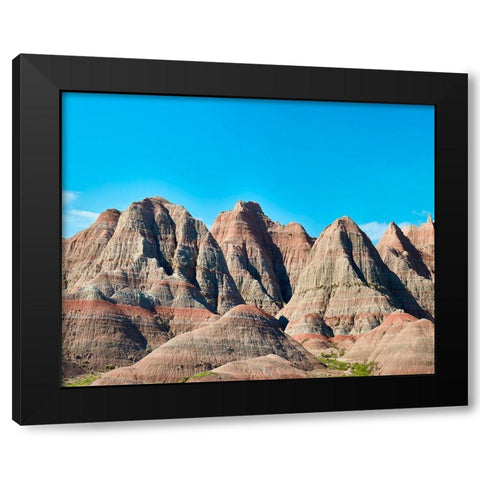 Badlands III Black Modern Wood Framed Art Print by McLoughlin, James