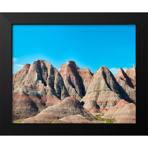 Badlands III Black Modern Wood Framed Art Print by McLoughlin, James