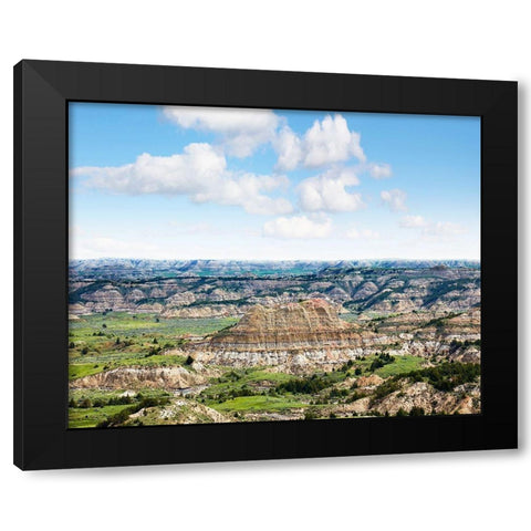 Badlands VI Black Modern Wood Framed Art Print by McLoughlin, James