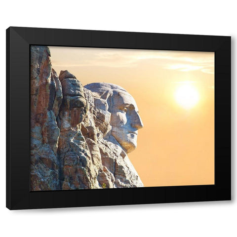 Badlands VIII Black Modern Wood Framed Art Print with Double Matting by McLoughlin, James
