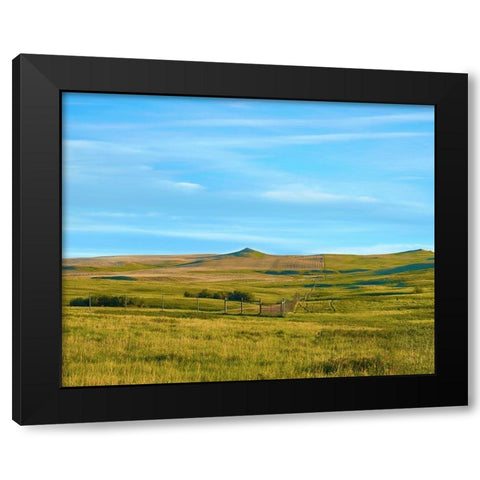 Western Landscape Photo III Black Modern Wood Framed Art Print with Double Matting by McLoughlin, James