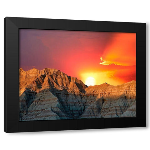 Western Landscape Photo VI Black Modern Wood Framed Art Print with Double Matting by McLoughlin, James