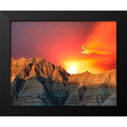 Western Landscape Photo VI Black Modern Wood Framed Art Print by McLoughlin, James