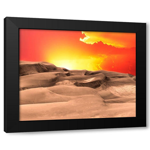 Western Landscape Photo VII Black Modern Wood Framed Art Print by McLoughlin, James
