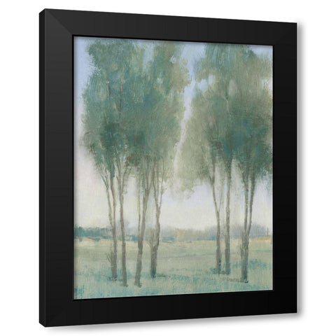 Tree Grove I Black Modern Wood Framed Art Print with Double Matting by OToole, Tim