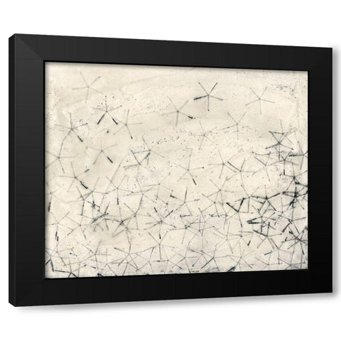 Shorelines Black Modern Wood Framed Art Print with Double Matting by Stramel, Renee W.