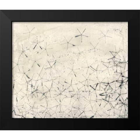 Shorelines Black Modern Wood Framed Art Print by Stramel, Renee W.