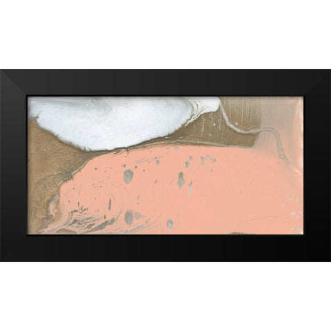 Metallic Sherbet I Black Modern Wood Framed Art Print by Studio W