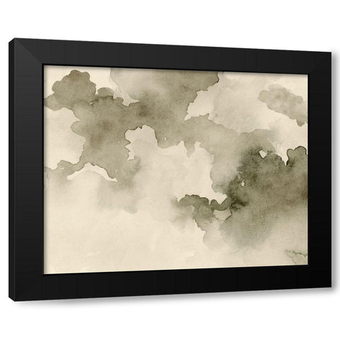 Antique Sky II Black Modern Wood Framed Art Print with Double Matting by Caroline, Emma