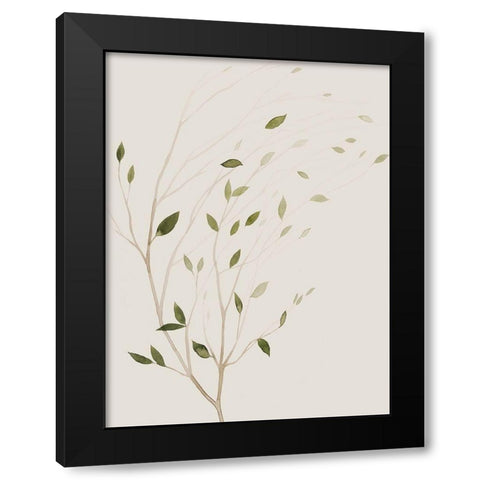 Winds Whisper I Black Modern Wood Framed Art Print by Popp, Grace