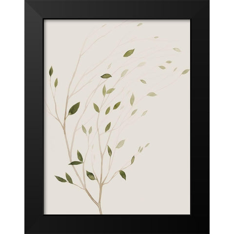 Winds Whisper I Black Modern Wood Framed Art Print by Popp, Grace