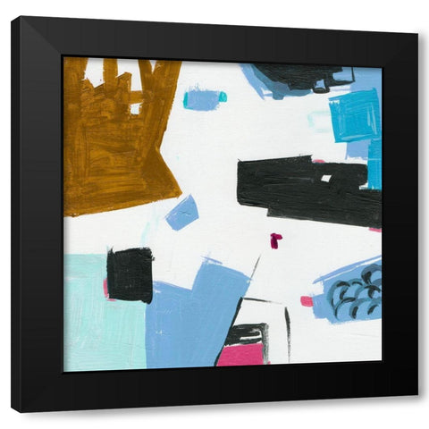 Sunny Winter Day I Black Modern Wood Framed Art Print with Double Matting by Wang, Melissa