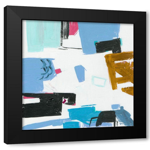 Sunny Winter Day II Black Modern Wood Framed Art Print with Double Matting by Wang, Melissa