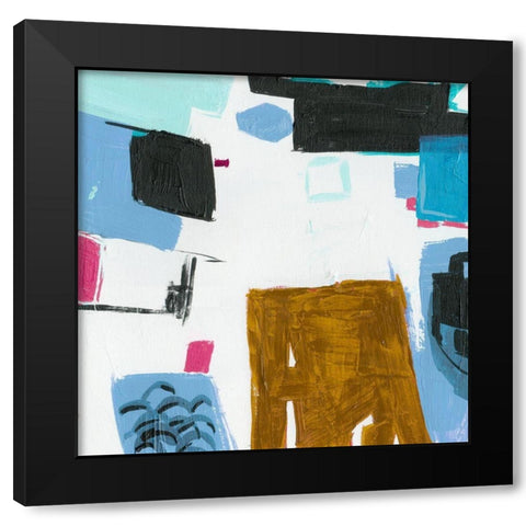 Sunny Winter Day VI Black Modern Wood Framed Art Print with Double Matting by Wang, Melissa