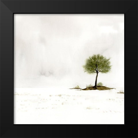 Early Snow II Black Modern Wood Framed Art Print by Popp, Grace