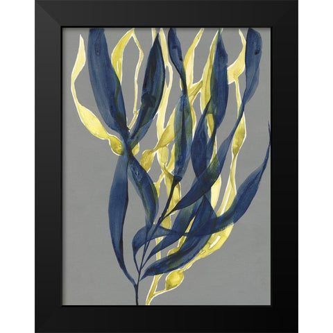 Kelp Embrace I Black Modern Wood Framed Art Print by Goldberger, Jennifer