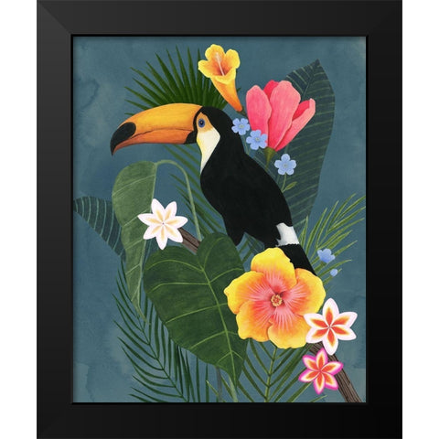 Tropical Wilderness II Black Modern Wood Framed Art Print by Popp, Grace