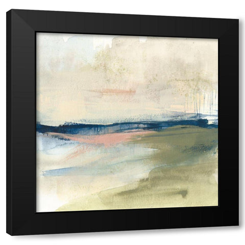 Coastline Vignette I Black Modern Wood Framed Art Print by Goldberger, Jennifer
