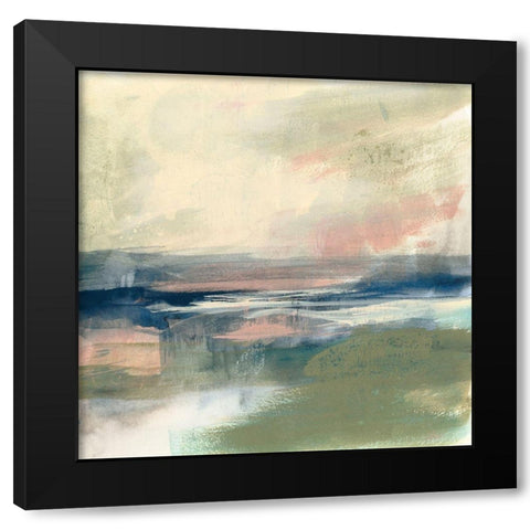 Coastline Vignette III Black Modern Wood Framed Art Print with Double Matting by Goldberger, Jennifer