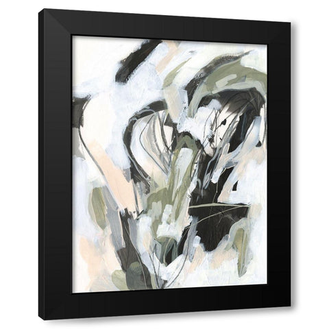 Electron Net I Black Modern Wood Framed Art Print by Vess, June Erica
