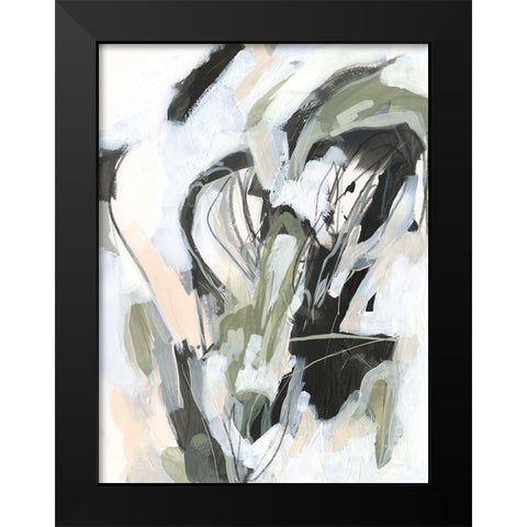 Electron Net I Black Modern Wood Framed Art Print by Vess, June Erica