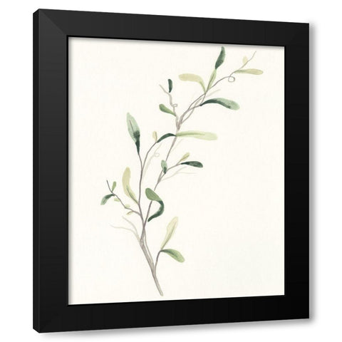 Spindle Sprig IV Black Modern Wood Framed Art Print by Vess, June Erica