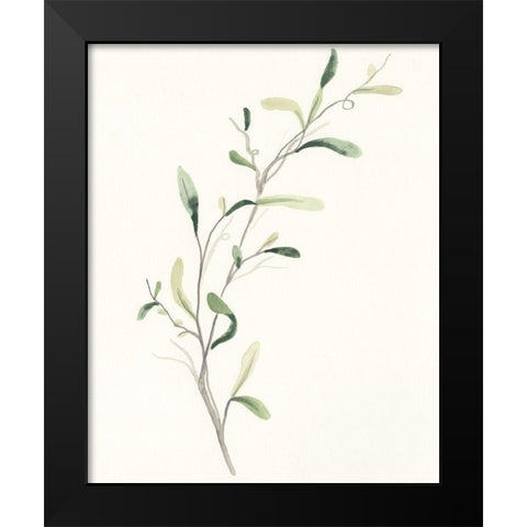 Spindle Sprig IV Black Modern Wood Framed Art Print by Vess, June Erica