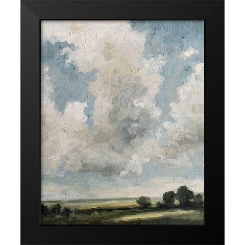 Gathering Clouds Black Modern Wood Framed Art Print by Parsons, Marian