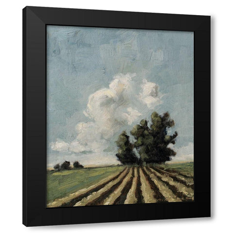 Copse of Trees Black Modern Wood Framed Art Print with Double Matting by Parsons, Marian