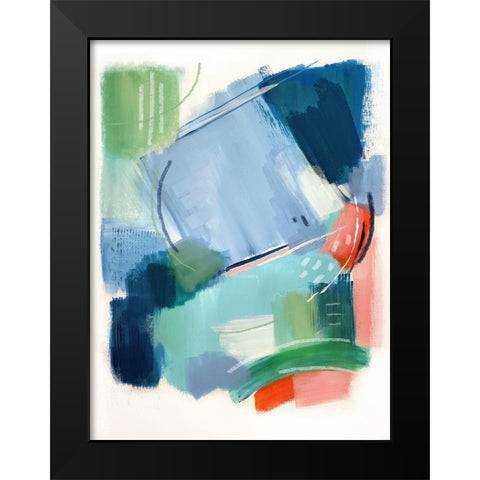 Lake House I Black Modern Wood Framed Art Print by Jerry, Alison