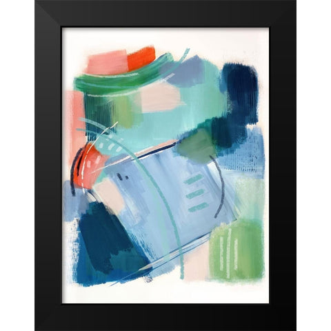 Lake House II Black Modern Wood Framed Art Print by Jerry, Alison
