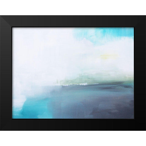 Mystic Cove Black Modern Wood Framed Art Print by Jerry, Alison
