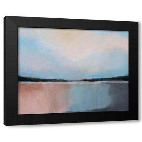 Canyon Lake Black Modern Wood Framed Art Print by Jerry, Alison