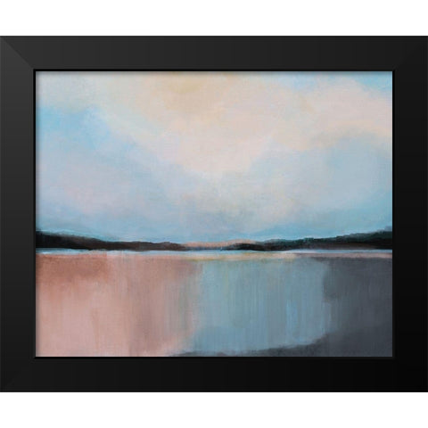 Canyon Lake Black Modern Wood Framed Art Print by Jerry, Alison