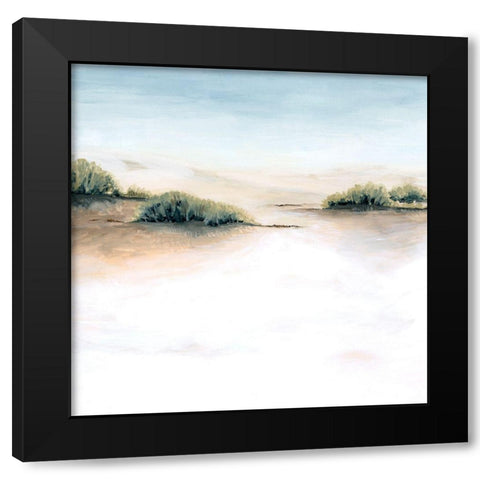 Faded Dunes I Black Modern Wood Framed Art Print with Double Matting by Popp, Grace