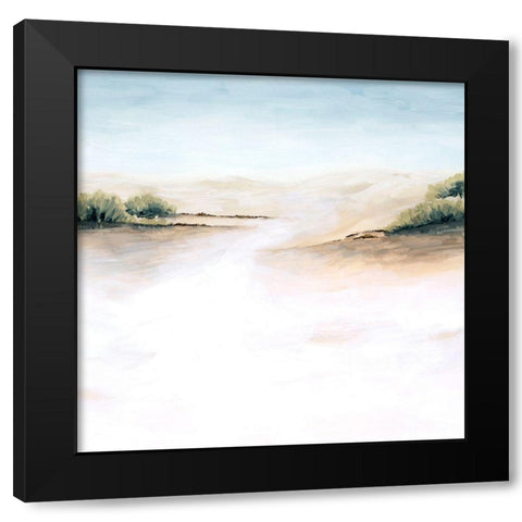 Faded Dunes II Black Modern Wood Framed Art Print with Double Matting by Popp, Grace