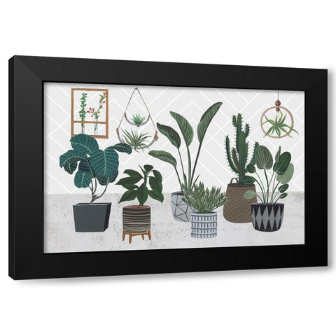 Family Portrait IV Black Modern Wood Framed Art Print with Double Matting by Wang, Melissa