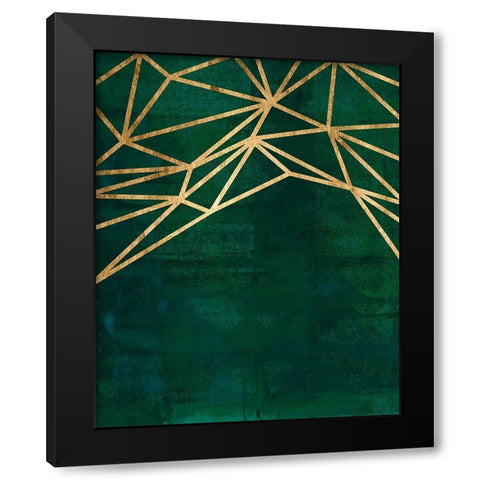 Jungle Web I Black Modern Wood Framed Art Print with Double Matting by Green, Jacob