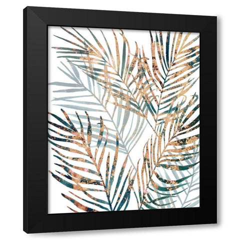 Summer Gaze I Black Modern Wood Framed Art Print by Wang, Melissa