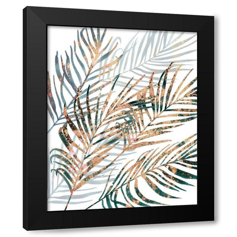 Summer Gaze II Black Modern Wood Framed Art Print with Double Matting by Wang, Melissa